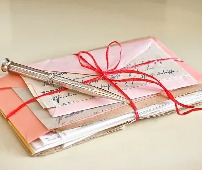 love letters in a package